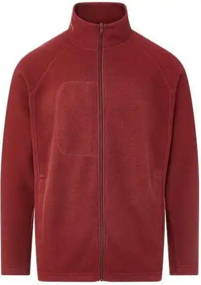 Mv Sport 24138 Whisper Fleece Full-zip Jacket - Cinnamon