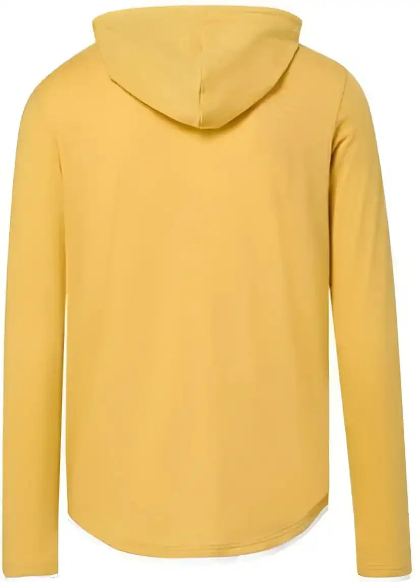 Mv Sport 24401 Miles Slub Hooded Long Sleeve t Shirt Ginger