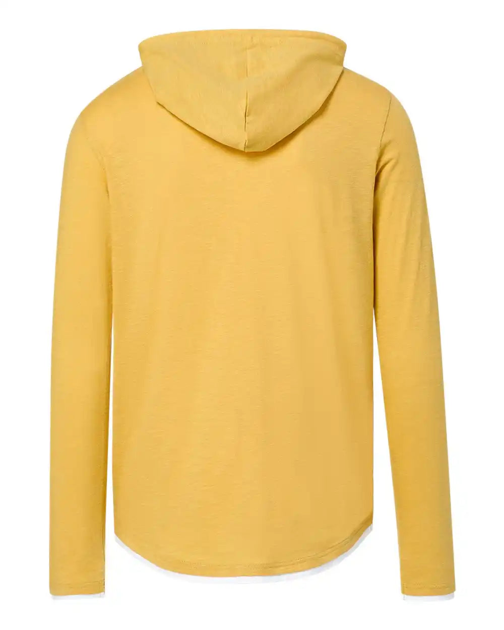 Mv Sport 24401 Miles Slub Hooded Long Sleeve T-shirt - Ginger - s