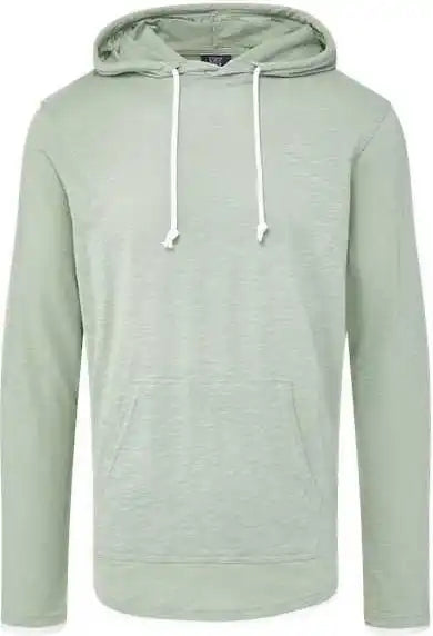 Mv Sport 24401 Miles Slub Hooded Long Sleeve t Shirt Greenstone