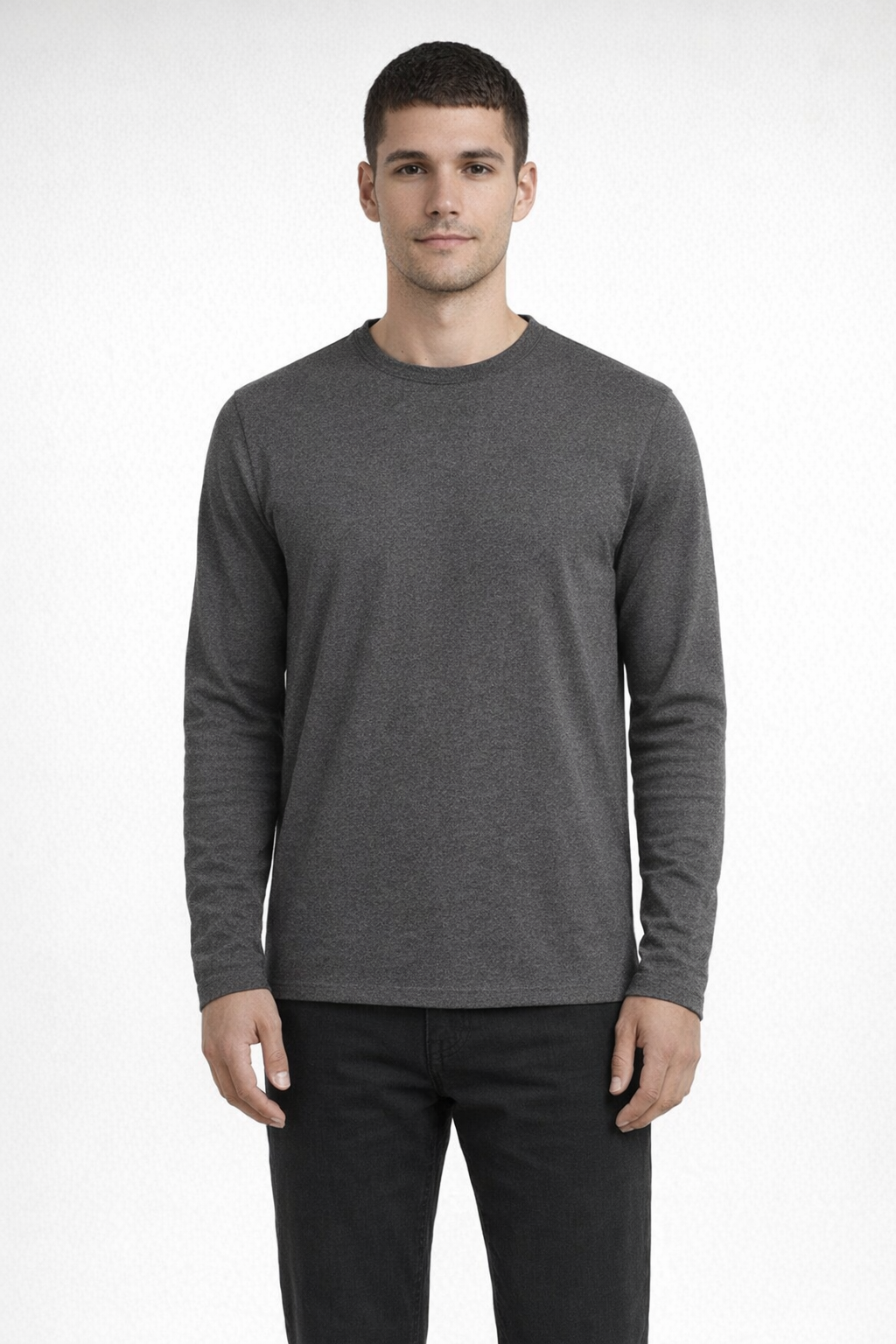 Mv Sport 24405 Summit Sustainable Long Sleeve Tee - Charcoal