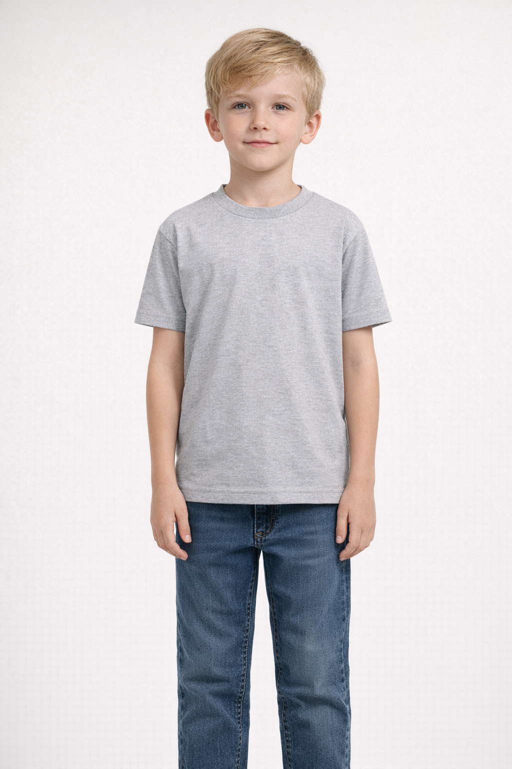 Mv Sport 24407y Youth Buddy Tee - Gray