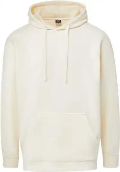 Mv Sport 24701 Whisper Fleece Hooded Sweatshirt - Ecru