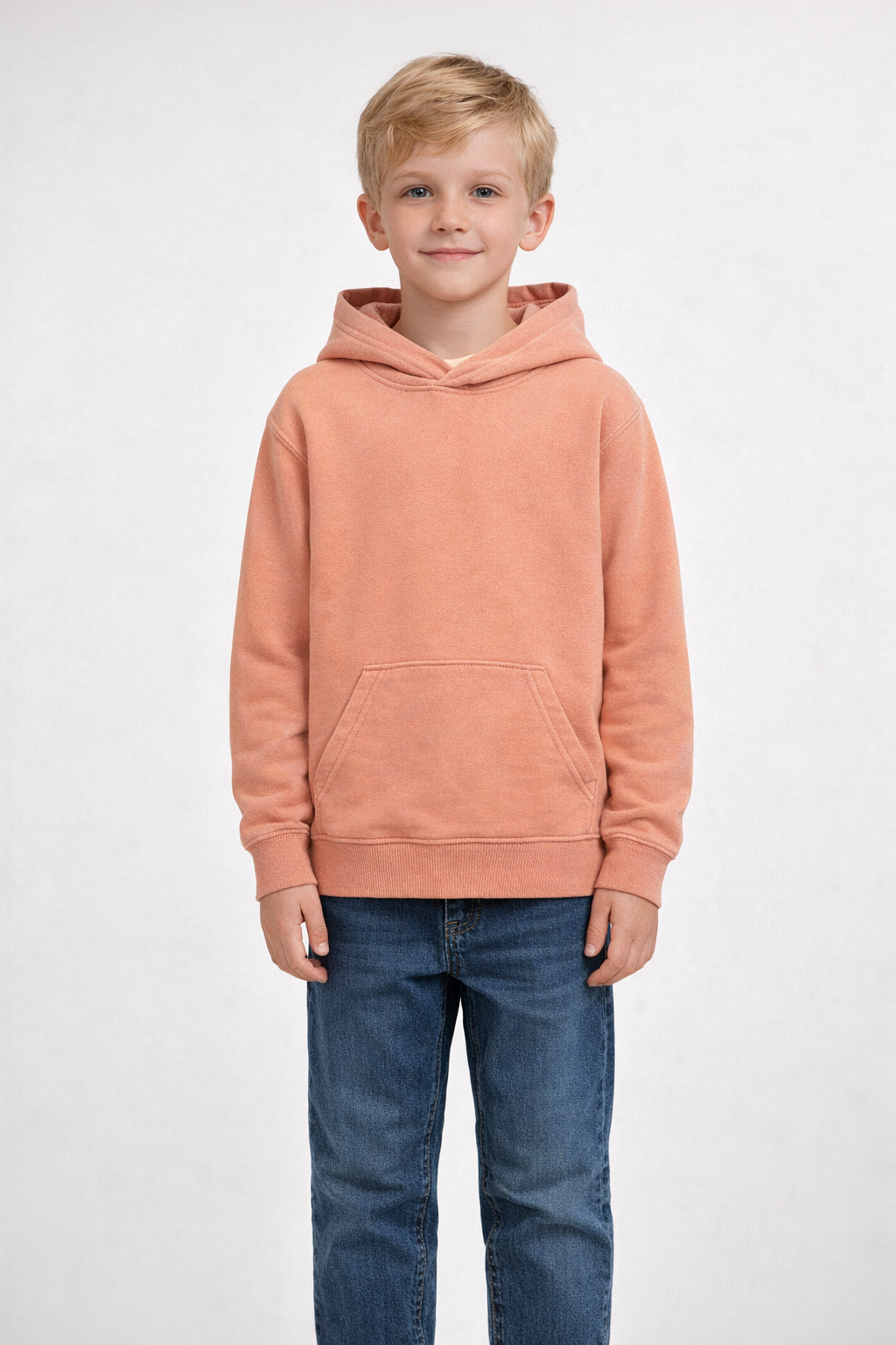 Mv Sport 25100y Coastal Color Youth Hoodie - Tangerine