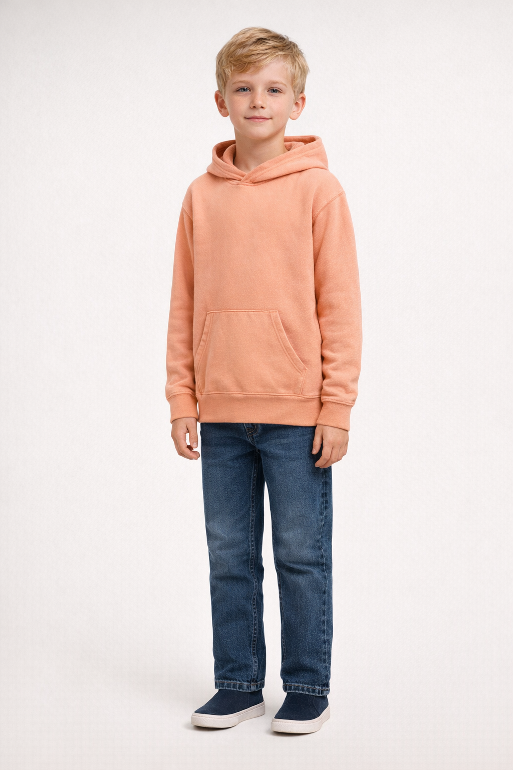 Mv Sport 25100y Coastal Color Youth Hoodie - Tangerine