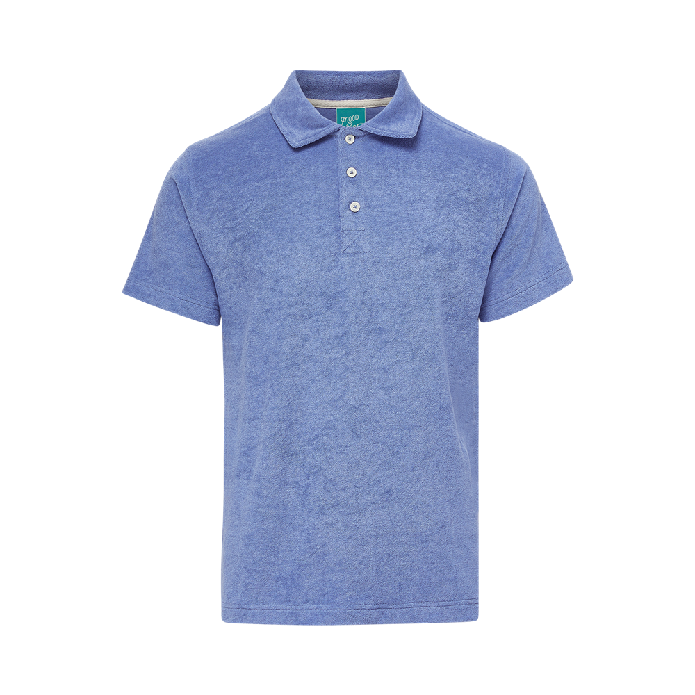 Mv Sport 25143 Mood & Vibe Laguna Terry Polo - Iris