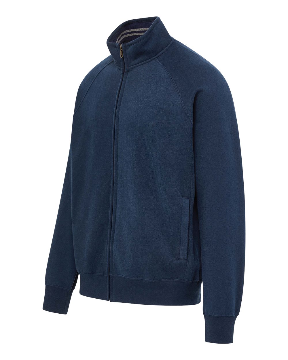 Mv Sport 25157 Men’s Vintage Fleece Track Jacket - Navy