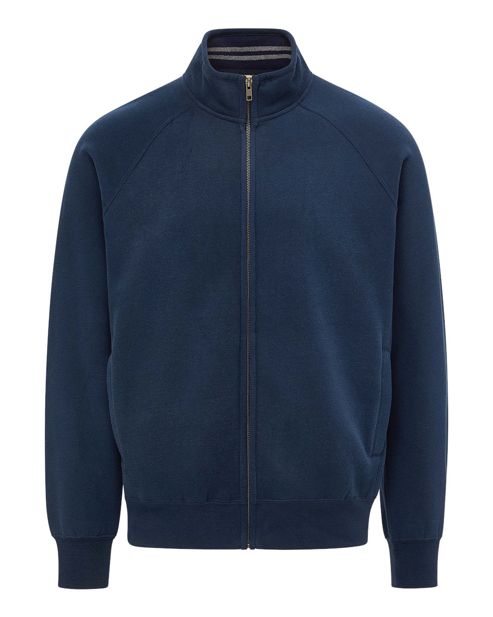 Mv Sport 25157 Men’s Vintage Fleece Track Jacket - Navy
