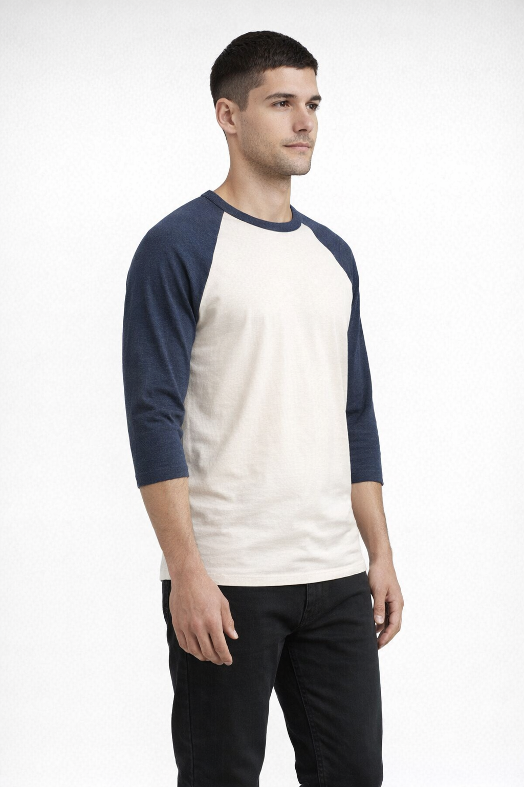 Mv Sport 25412 Mickey Baseball Tee - Indigo