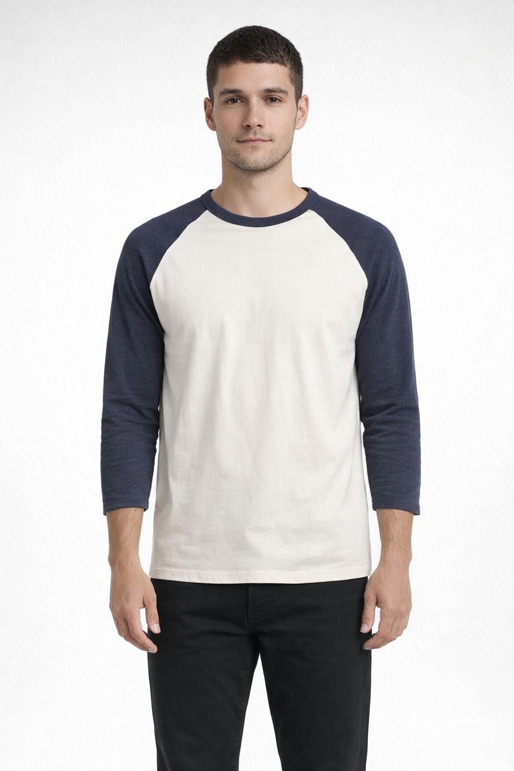 Mv Sport 25412 Mickey Baseball Tee - Indigo