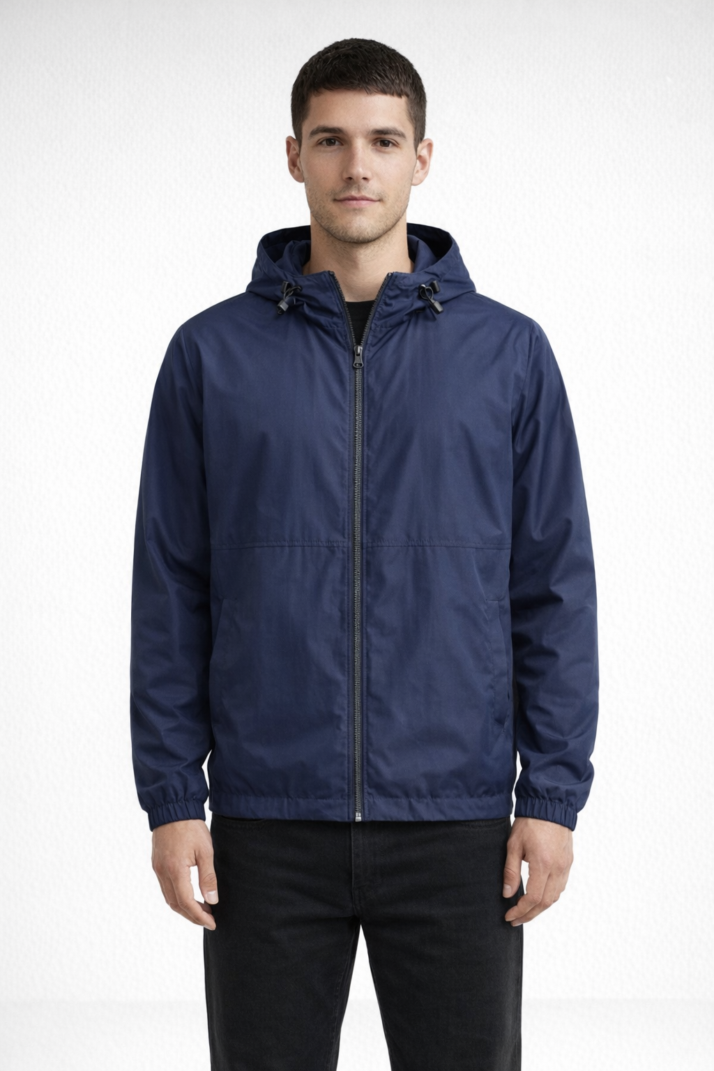 Mv Sport 26613 Full Zip Windbreaker - Athletic Navy