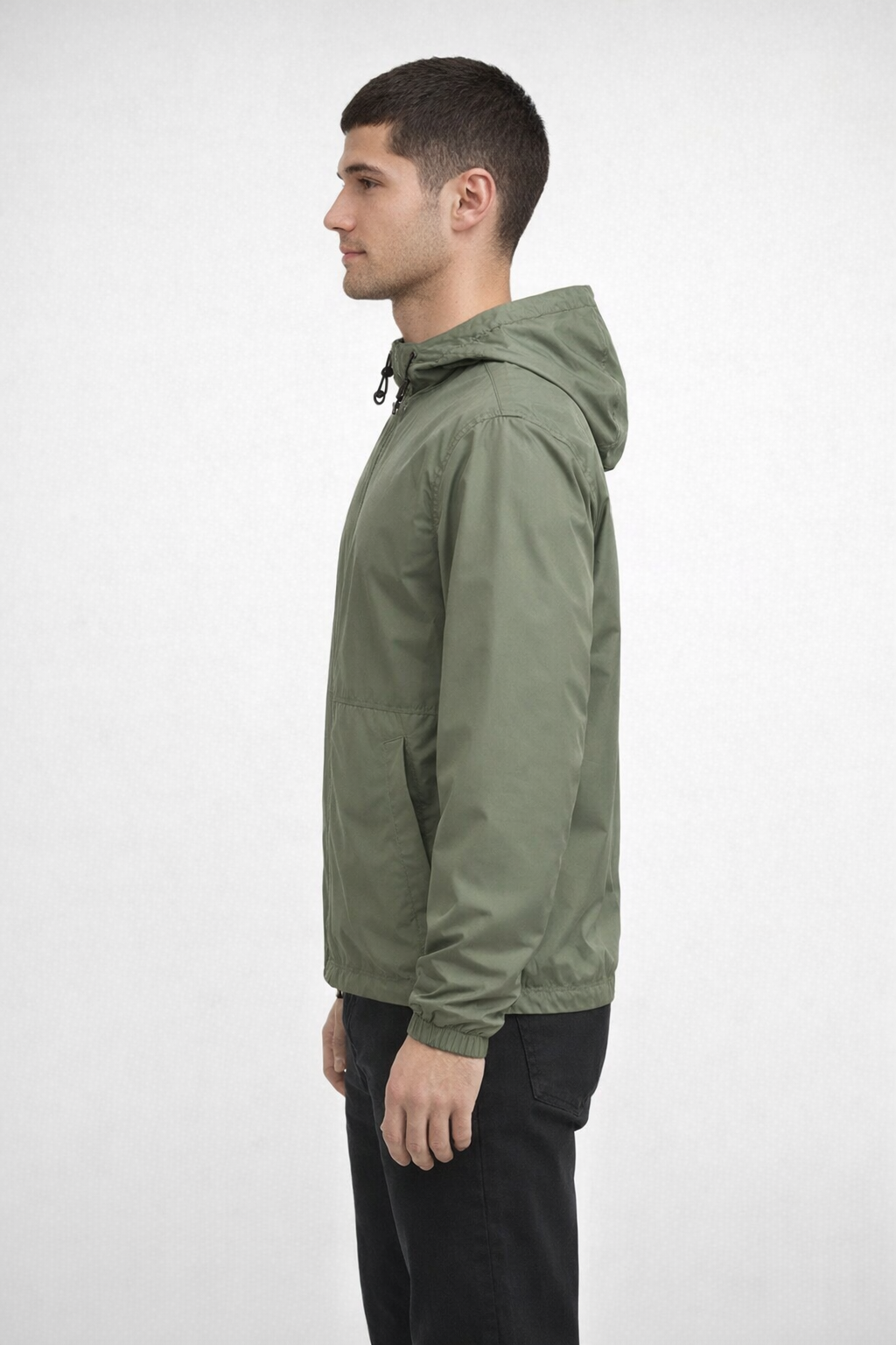 Mv Sport 26613 Full Zip Windbreaker - Bronze Green