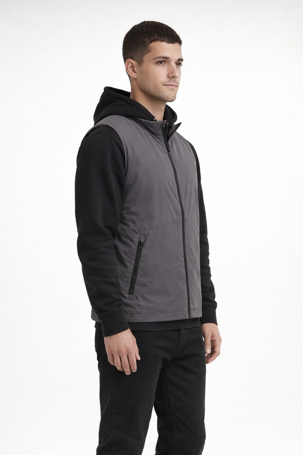 Mv Sport 26714 Weatherproof Commuter Tech Vest - Storm