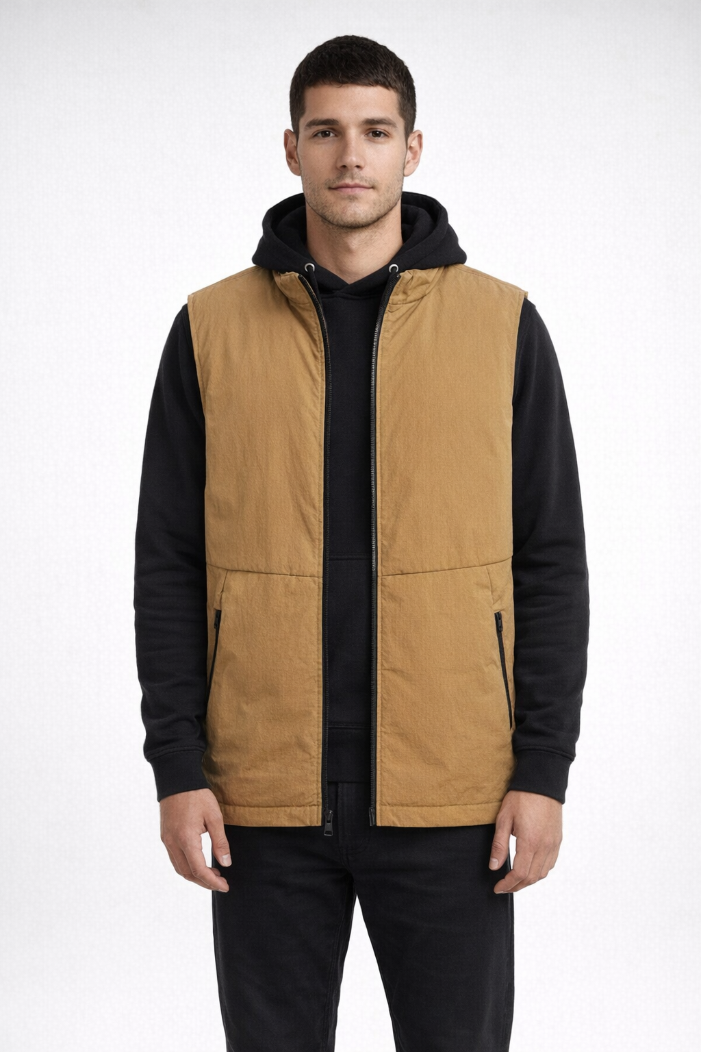 Mv Sport 26714 Weatherproof Commuter Tech Vest - Teddy Bear