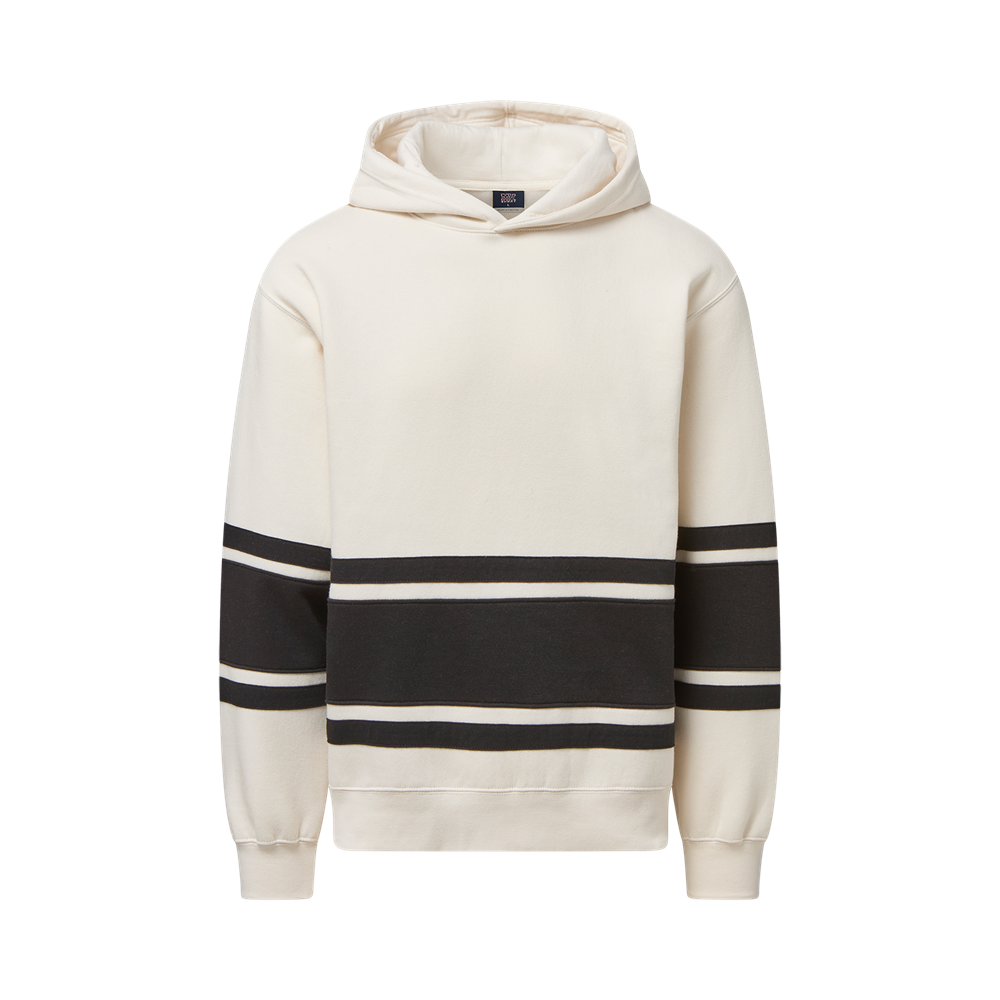 Mv Sport 27109 Baseline Stripe Hood - Vintage White