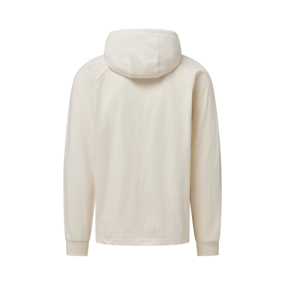 Mv Sport 27406 Sierra Sustainable Long Sleeve Hooded Tee - Vintage White