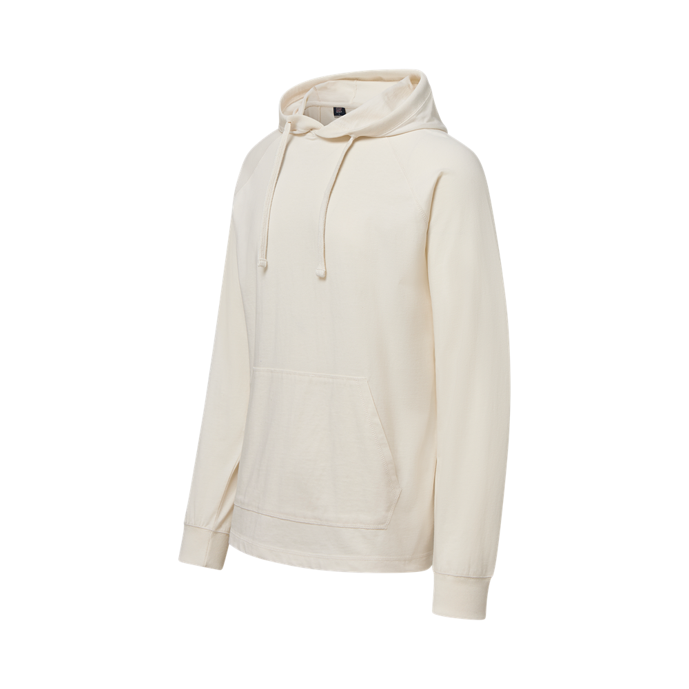 Mv Sport 27406 Sierra Sustainable Long Sleeve Hooded Tee - Vintage White