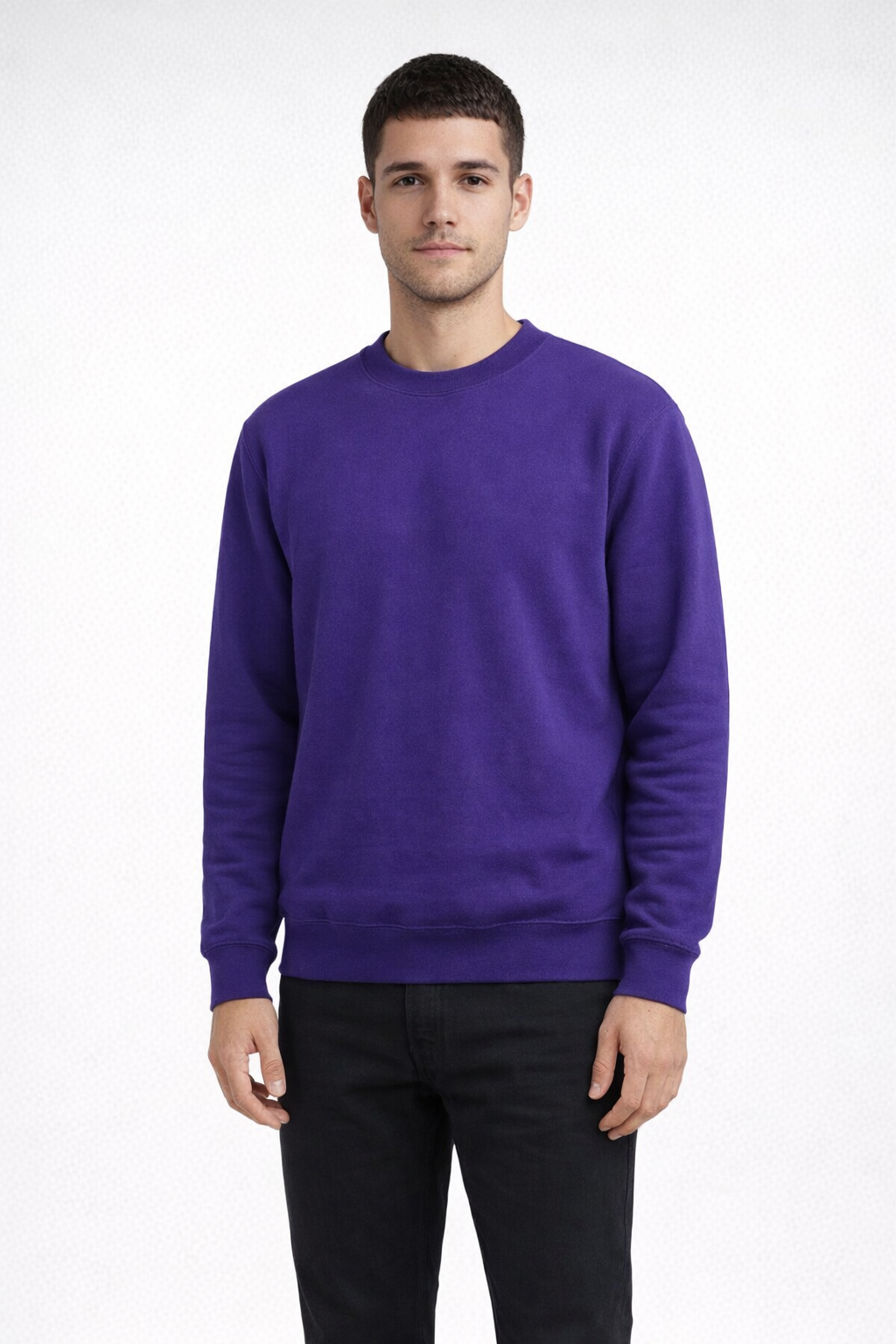 Mv Sport 496 Pro-weave Crewneck 229 - Athletic Purple