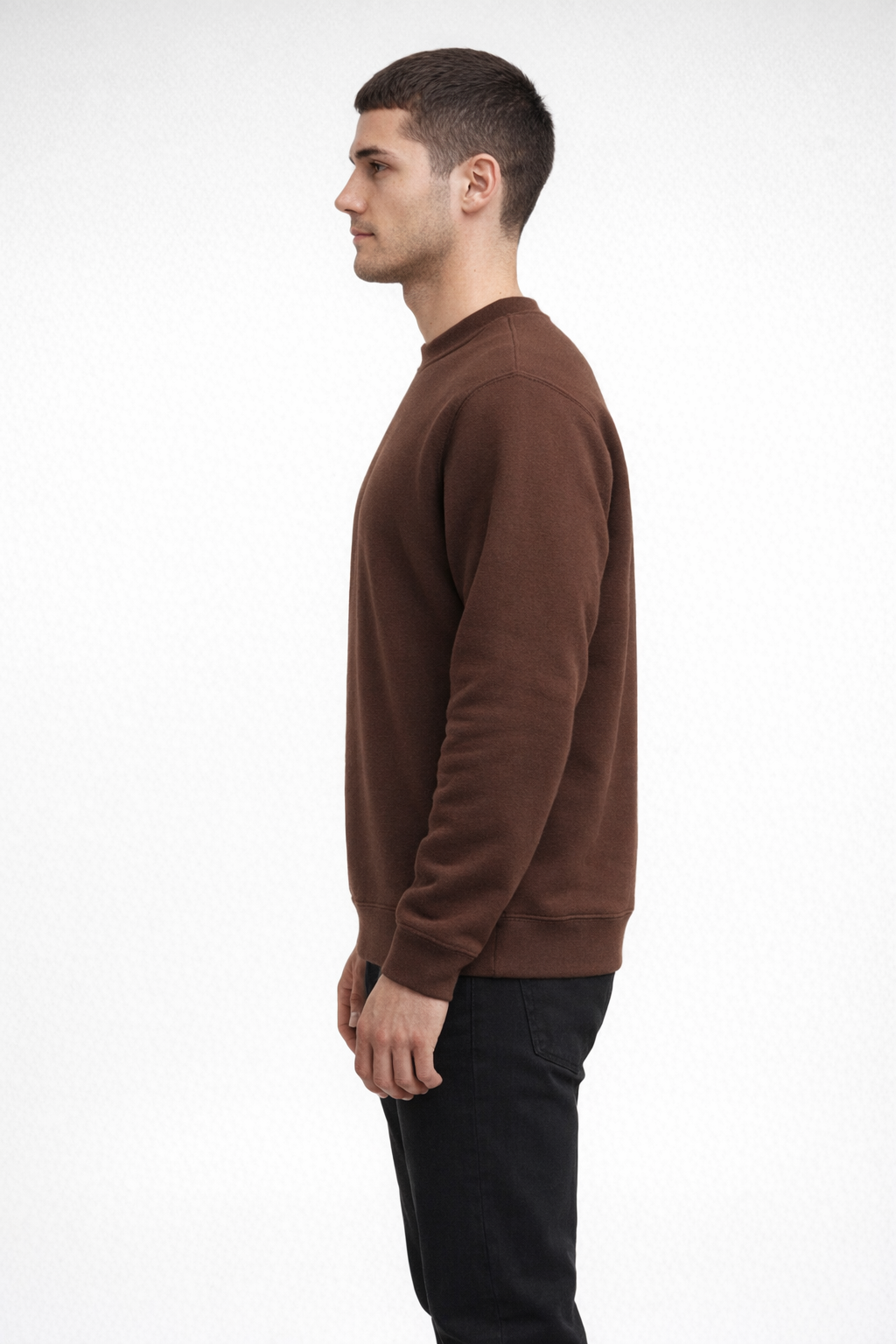 Mv Sport 496 Pro-weave Crewneck 229 - Espresso Brown