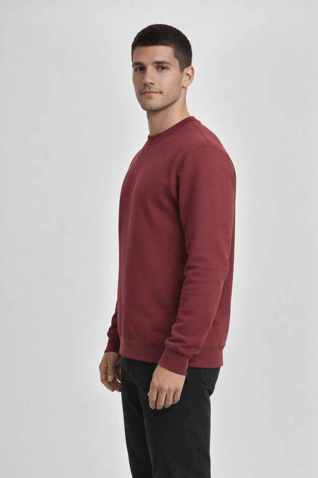 Mv Sport 496 Pro-weave Crewneck 229 - Garnet