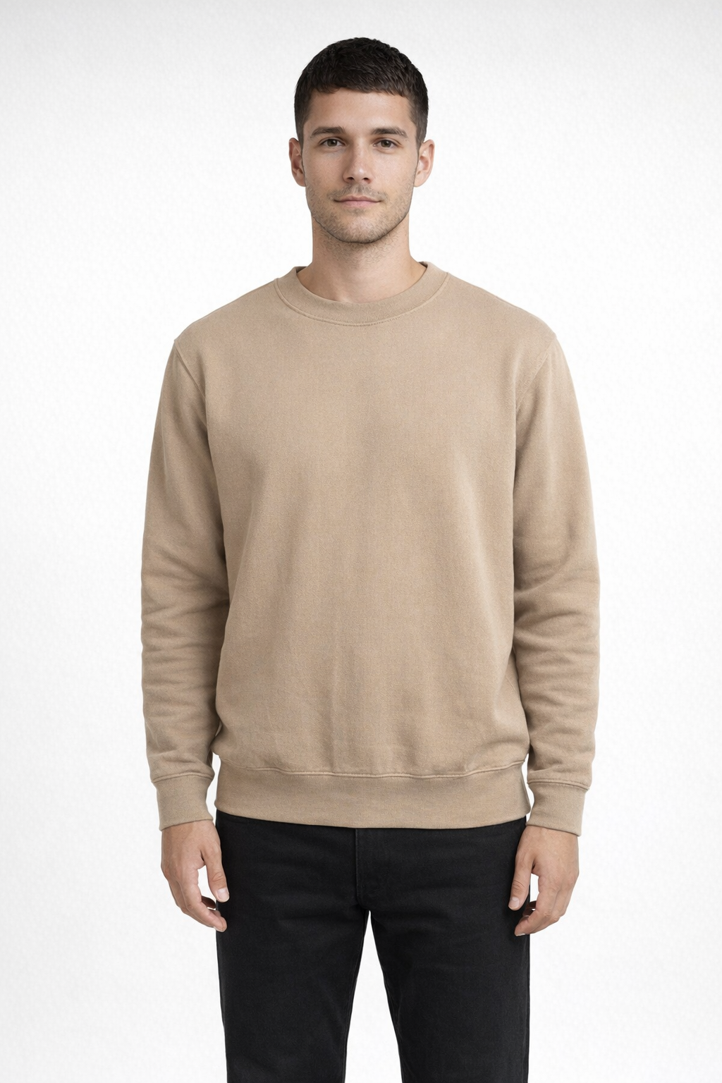 Mv Sport 496 Pro-weave Crewneck 229 - Saddle