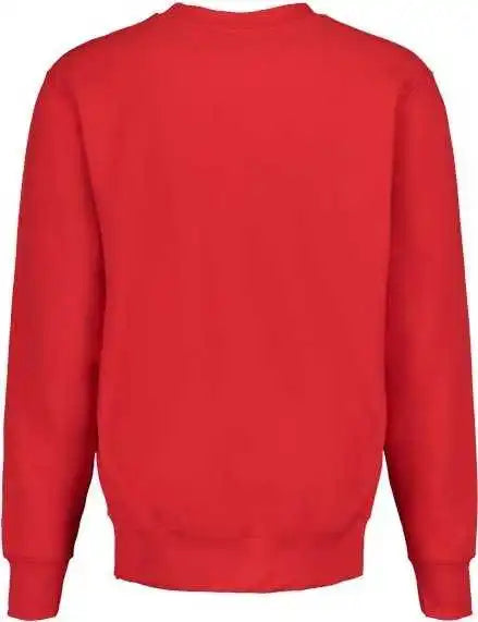 Mv Sport 496 Pro Weave Crewneck Sweatshirt Red