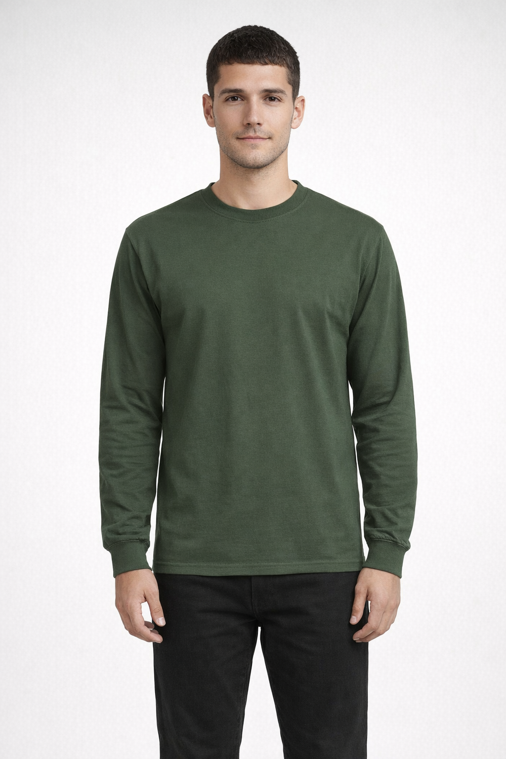Mv Sport 707 Classic Long Sleeve Tee - Forest Green