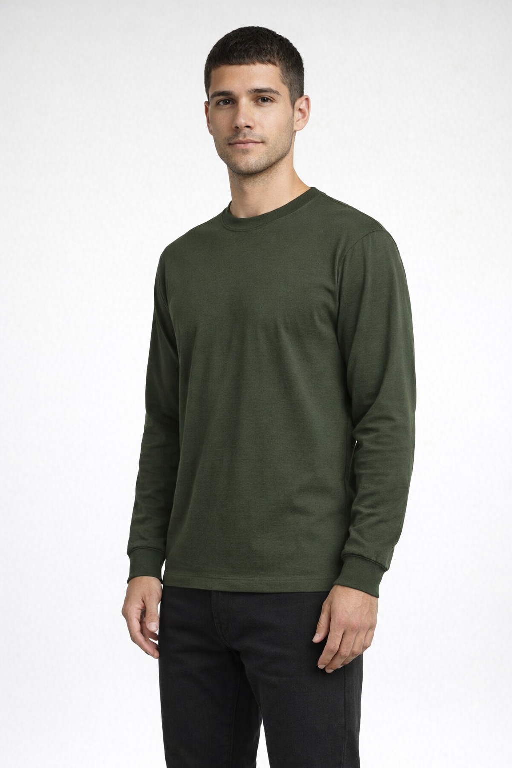 Mv Sport 707 Classic Long Sleeve Tee - Forest Green