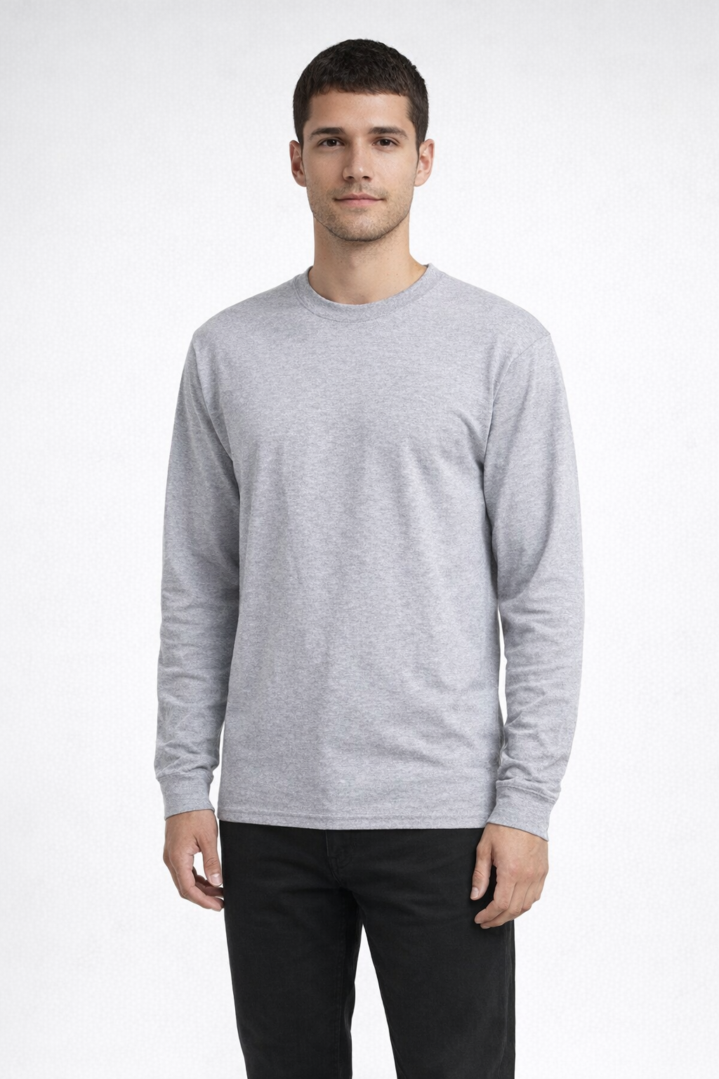Mv Sport 707 Classic Long Sleeve Tee - Gray