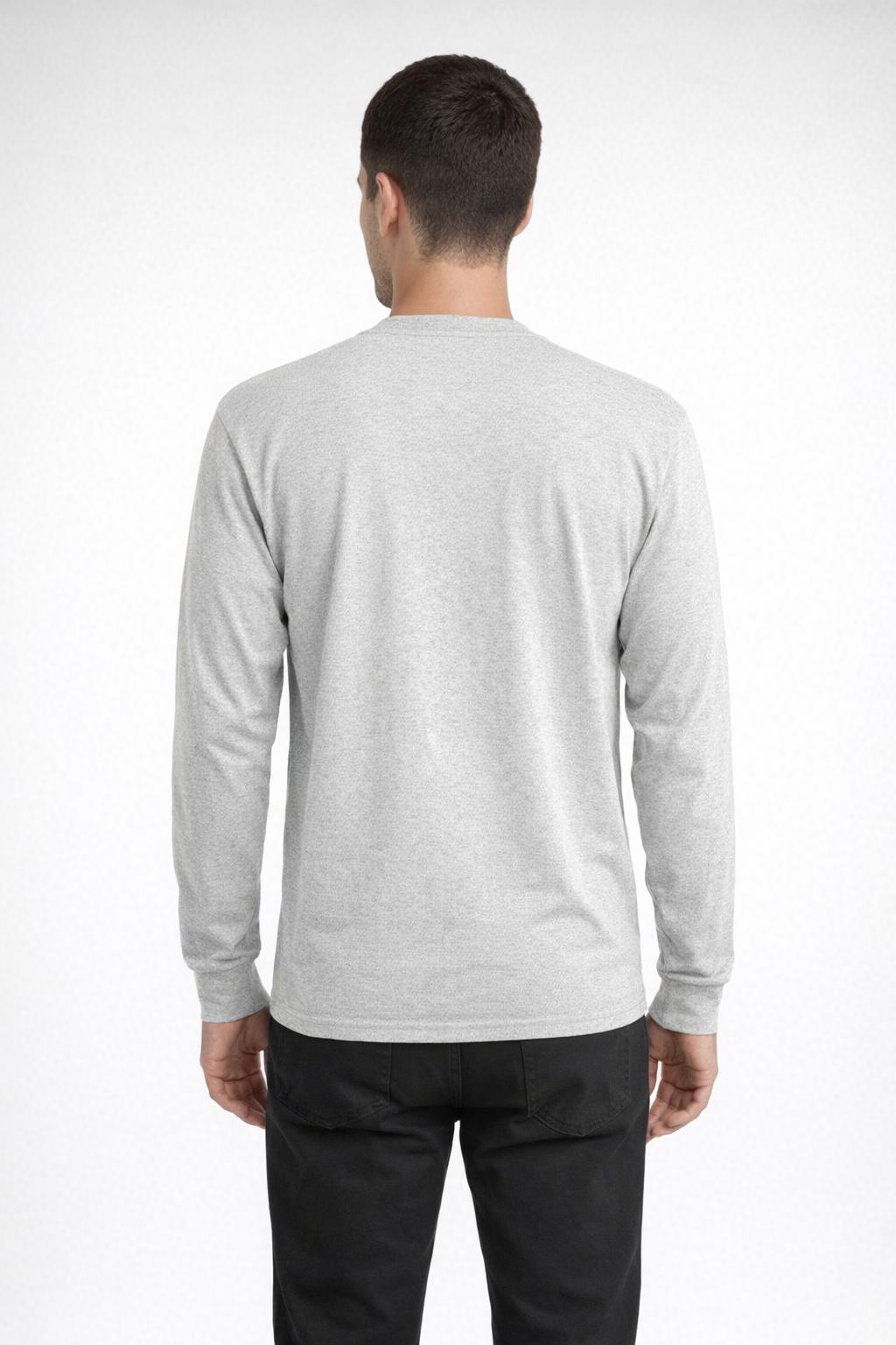 Mv Sport 707 Classic Long Sleeve Tee - Marble Heather