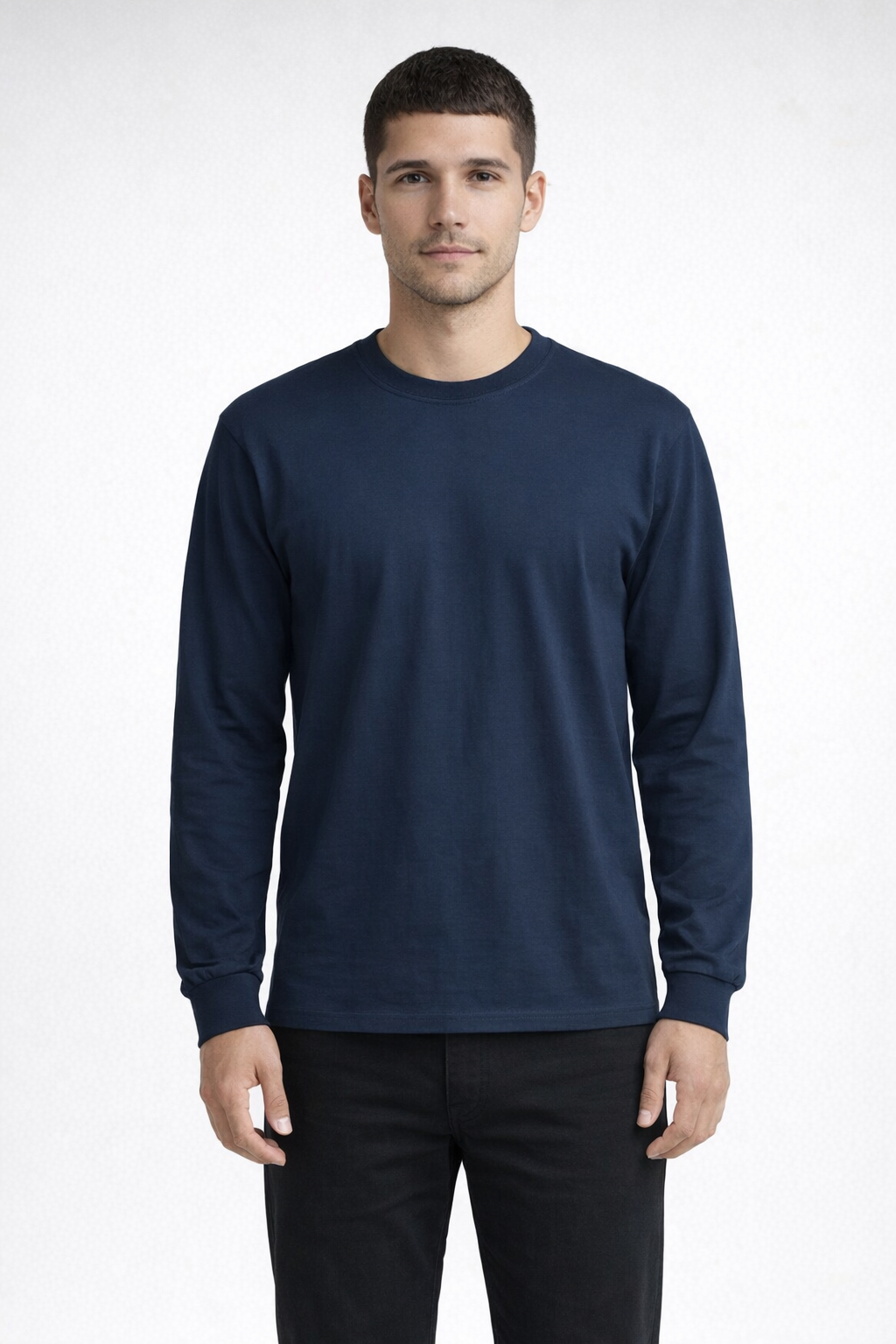 Mv Sport 707 Classic Long Sleeve Tee - Navy