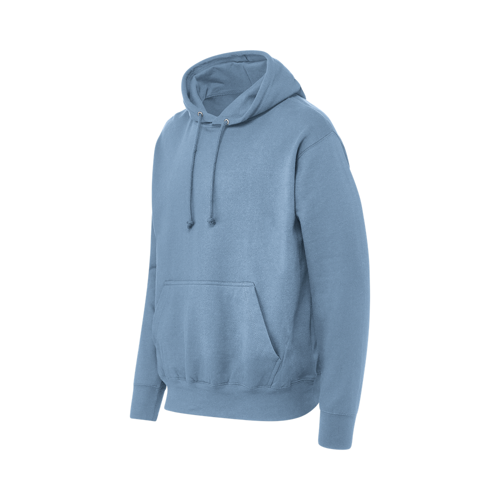 Mv Sport Pg3000 Peace Goods Fleece Hood - Light Denim Htr