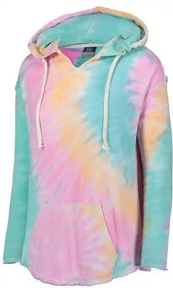 Mv Sport W17122 Women’s Angel Terry Nora Pullover Rainbow Sorbet