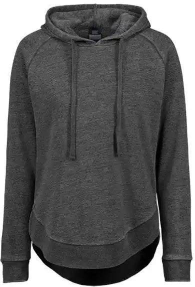 Mv Sport W20172 Women’s Jordan Angel Fleece Hooded Sweatshirt Charcoal