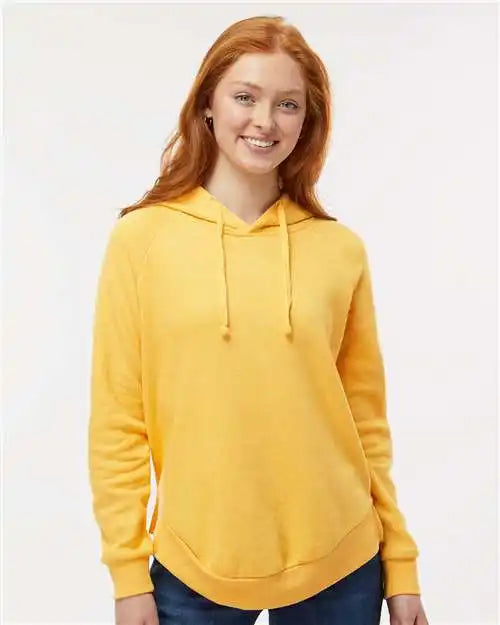 Mv Sport W20172 Women’s Jordan Angel Fleece Hooded Sweatshirt - Sunglow