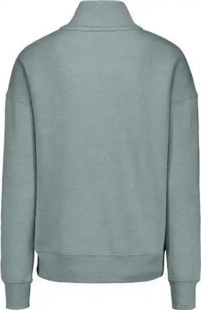 Mv Sport W20189 Women’s Cloud Fleece Quarter Zip Sweatshirt Greenstone