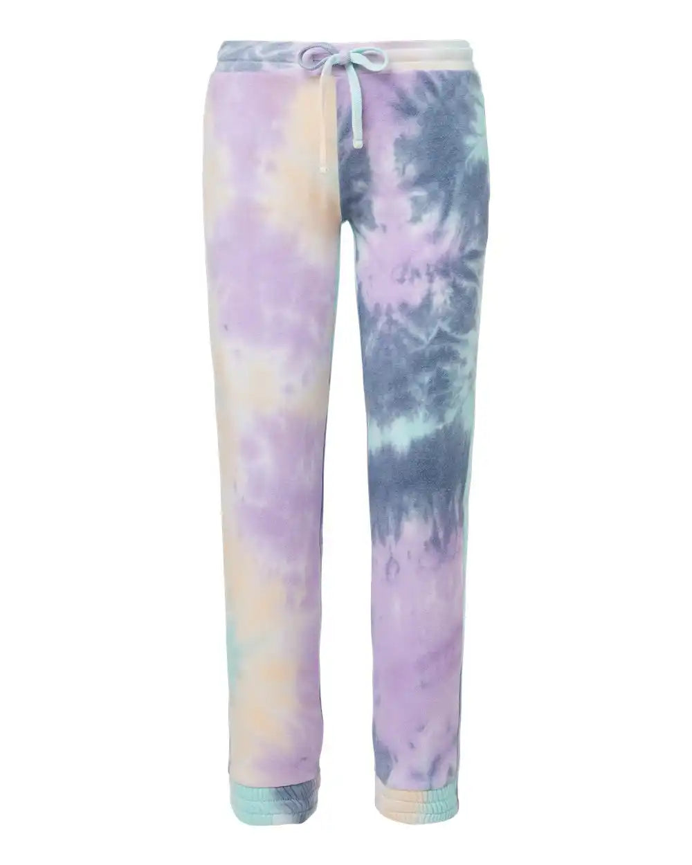 Mv Sport W20199 Women’s Jamie Angel Fleece Sweatpants - Pastel Tie Dye - s
