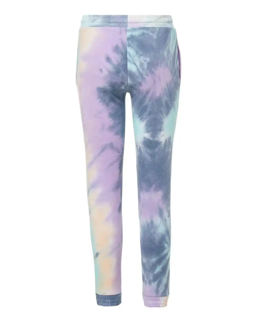 Mv Sport W20199 Women’s Jamie Angel Fleece Sweatpants - Pastel Tie Dye - s