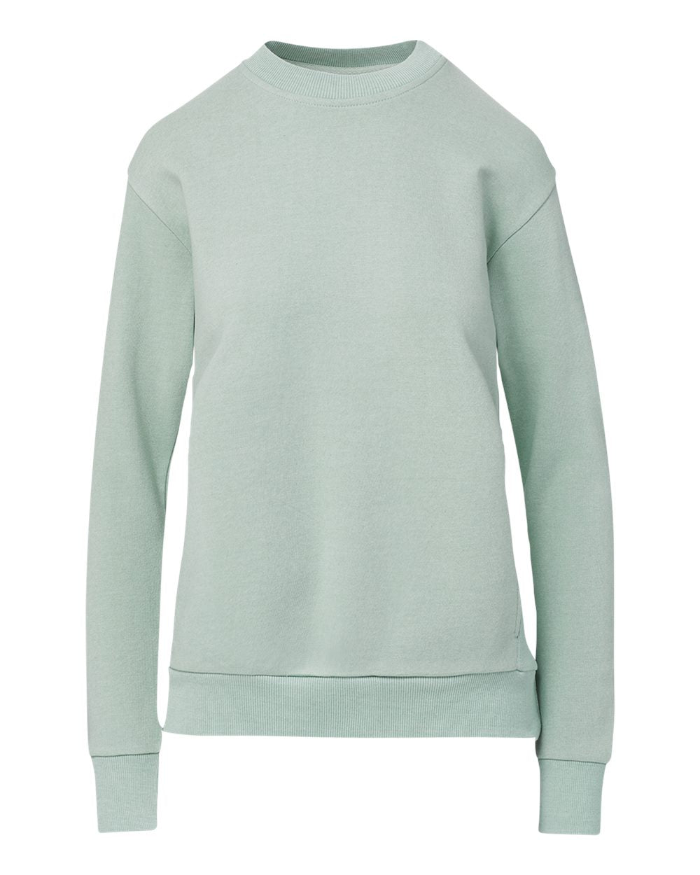 Mv Sport W23140 Women’s Raelynn Cloud Fleece Crewneck Sweatshirt - Greenstone