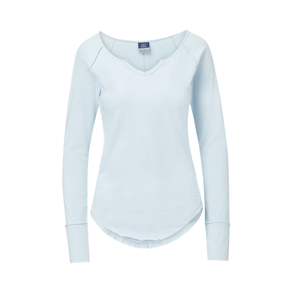 Mv Sport W23411 Libby Long Sleeve Tee - Arctic Blue