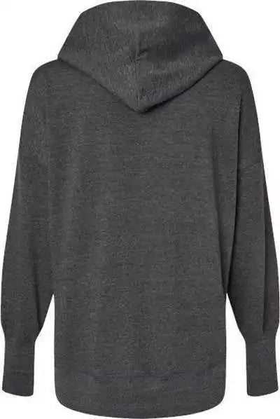 Mv Sport W23720 Women’s French Terry Hooded Sweatshirt - Charcoal