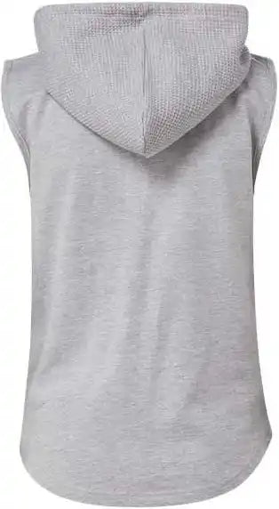 Mv Sport W24131 Women’s Kinsley Sleeveless Hooded Sweatshirt - Heather Gray