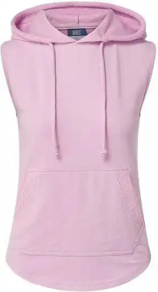Mv Sport W24131 Women’s Kinsley Sleeveless Hooded Sweatshirt - Wisteria