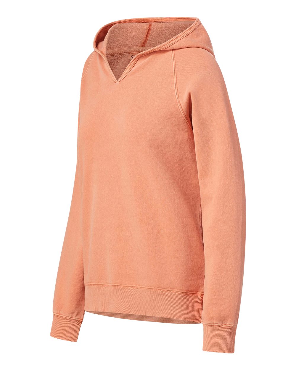 Mv Sport W24707 Women’s Coastal Color Hooded Sweatshirt - Tangy Tangerine