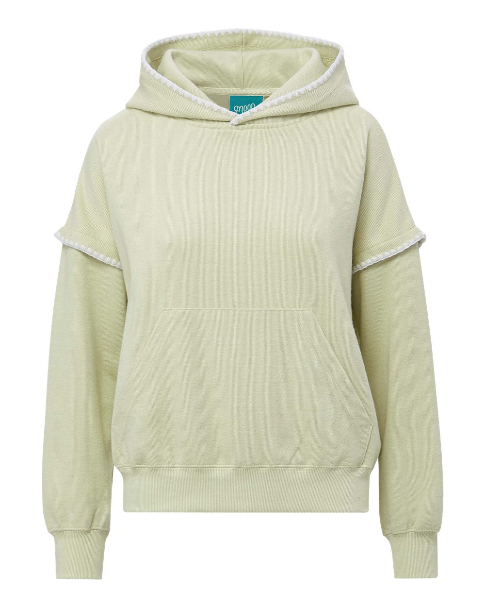 Mv Sport W25115 Women’s Mood & Vibe™ Teegan Crafty Hooded Sweatshirt - Matcha