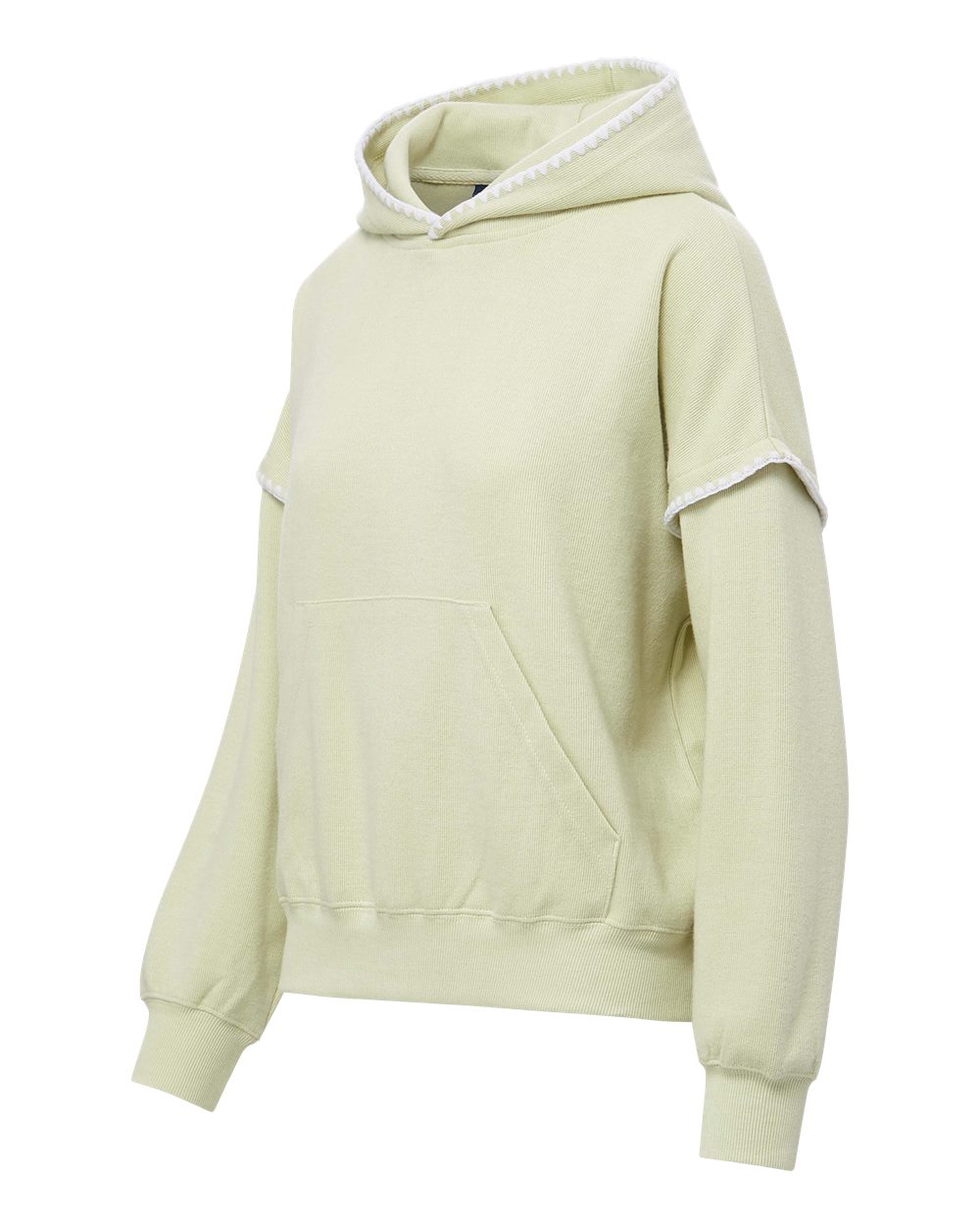 Mv Sport W25115 Women’s Mood & Vibe™ Teegan Crafty Hooded Sweatshirt - Matcha