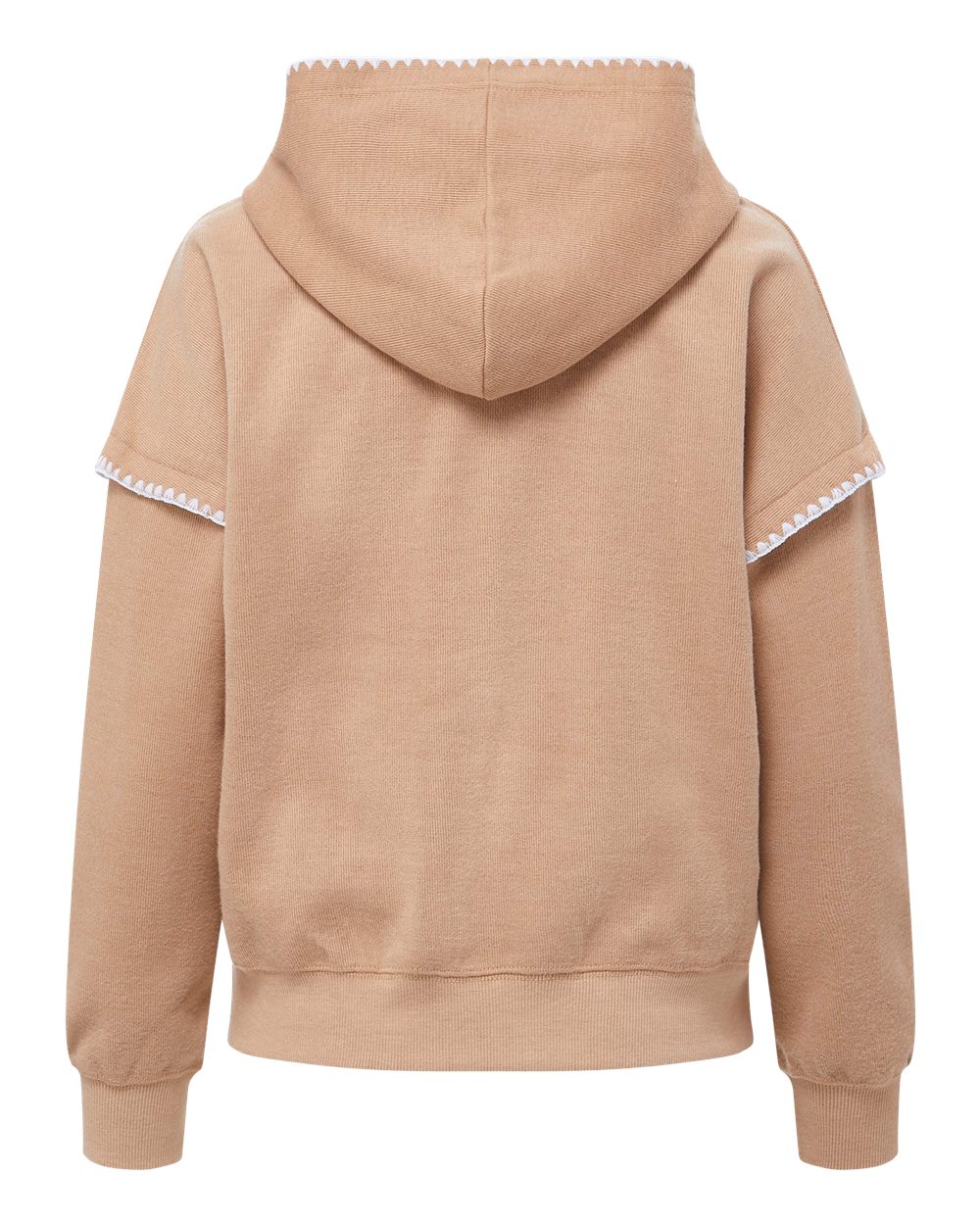 Mv Sport W25115 Women’s Mood & Vibe Teegan Crafty Hooded Sweatshirt - Praline