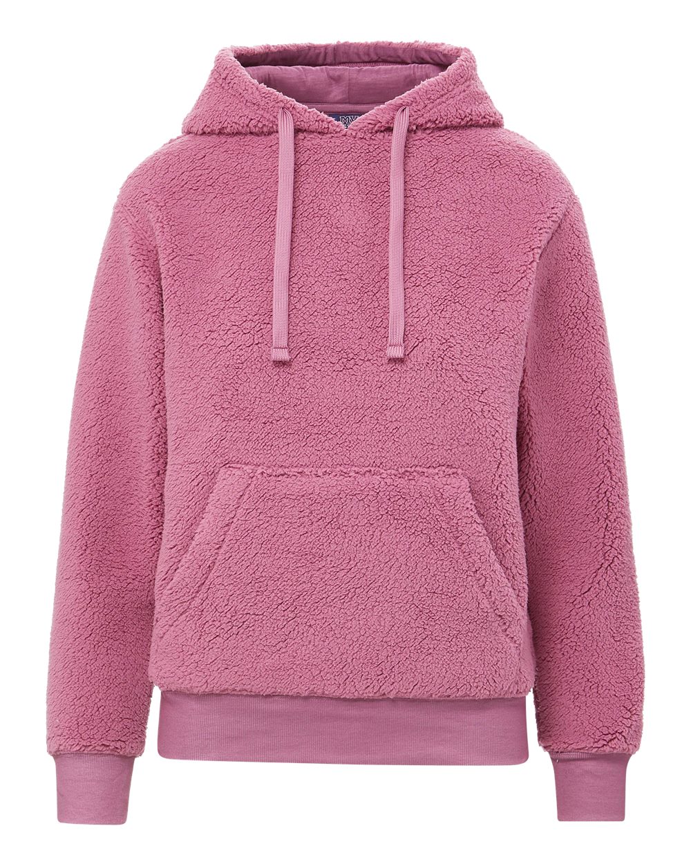 Mv Sport W25122 Women’s Starla Sherpa Hooded Pullover - Dusk Orchid