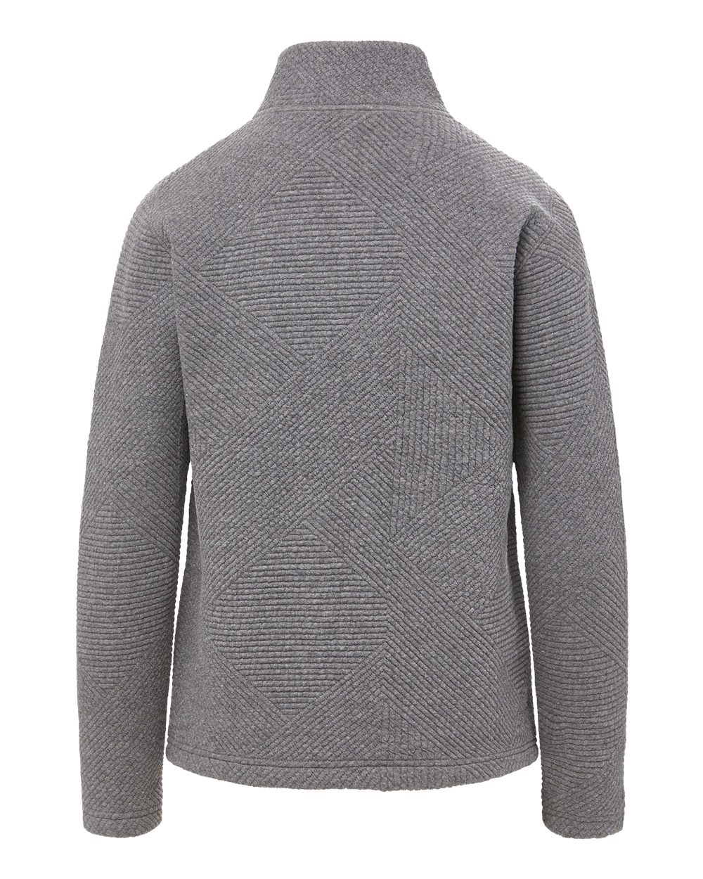 Mv Sport W25145 Women’s Zelda Zig Zag Quarter-zip Pullover - Graphite