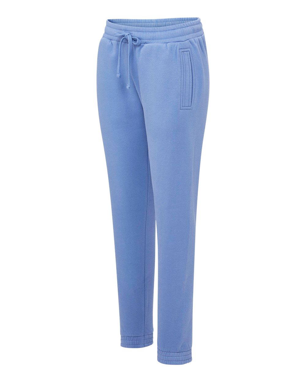 Mv Sport W25153 Women’s Vintage Fleece Joggers - Blue Iris